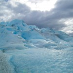 Durante o trekking no Glaciar Perito Moreno.